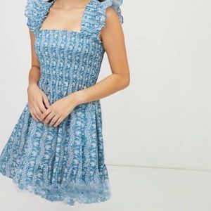 NWT Hill House Elizabeth Nap Dress Blue